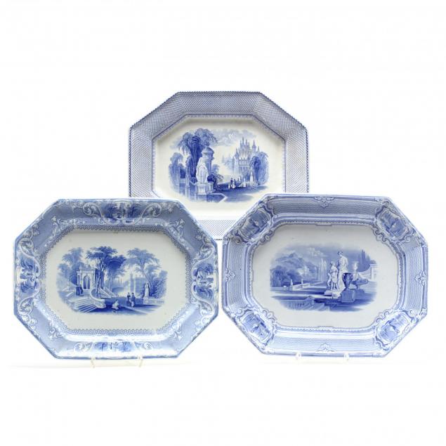 three-19th-century-transfer-decorated-platters