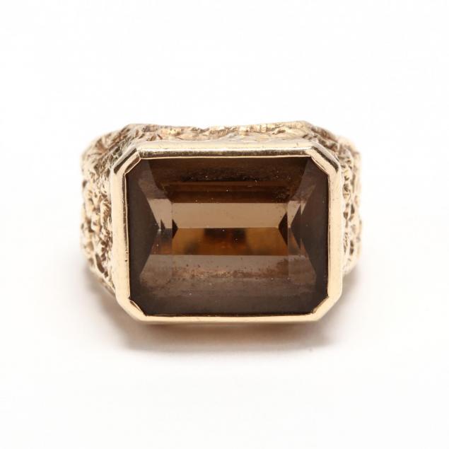 gent-s-14kt-smoky-quartz-ring