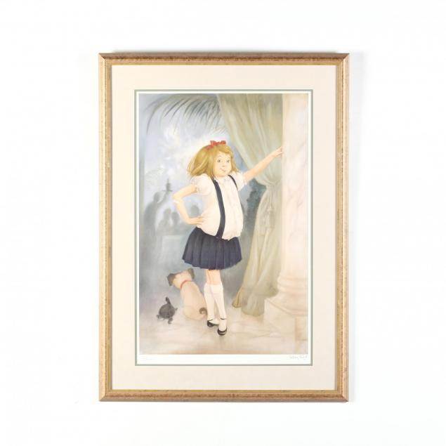 large-framed-print-of-eloise-signed-by-hilary-knight