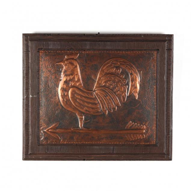 rooster-weathervane-copper-plaque