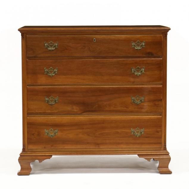 biggs-chippendale-style-walnut-chest-of-drawers