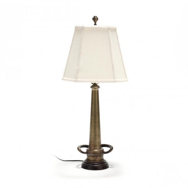 antique-brass-fireman-s-nozzle-table-lamp