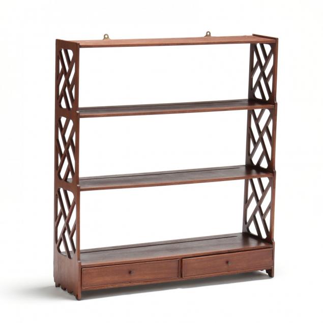 chinese-chippendale-style-hanging-wall-shelf
