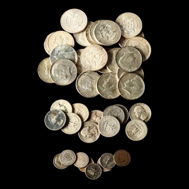 mixed-group-of-mostly-silver-u-s-coins