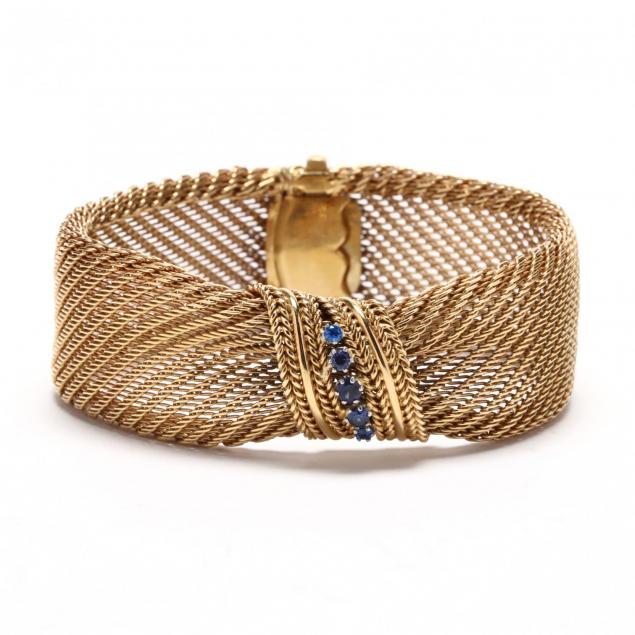 18kt-gold-and-sapphire-bracelet