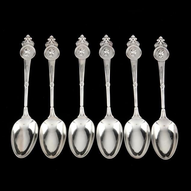 a-set-of-six-gorham-medallion-sterling-silver-teaspoons