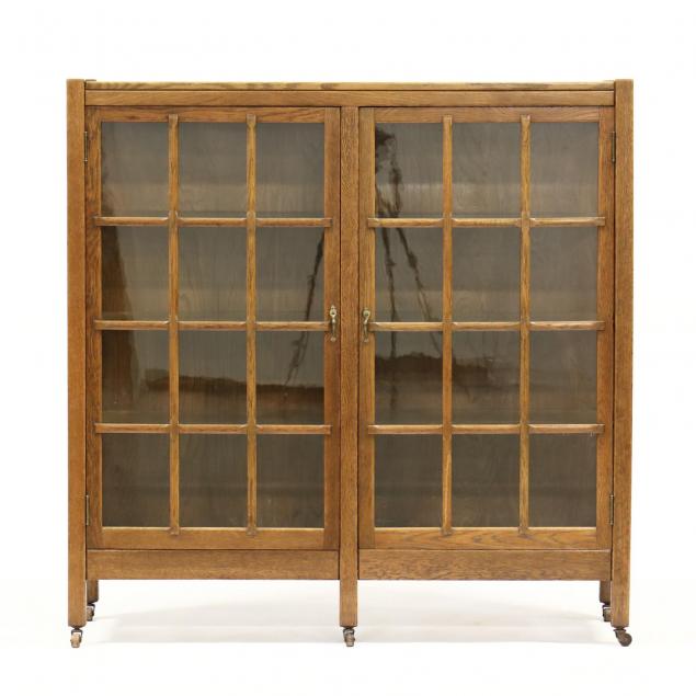 mission-oak-bookcase