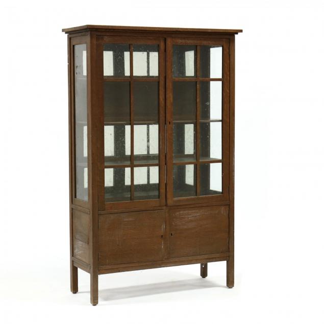 mission-oak-china-cabinet