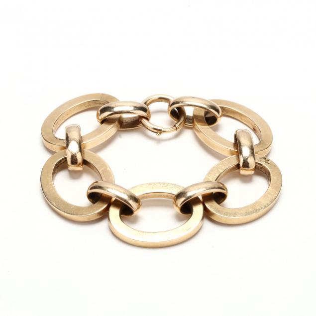 gold-link-bracelet