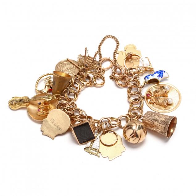 14kt-multi-charm-charm-bracelet