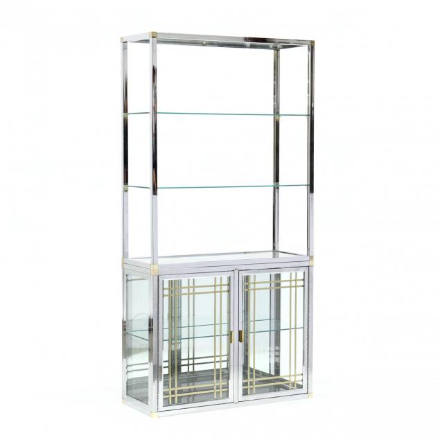 modernist-steel-and-brass-etagere