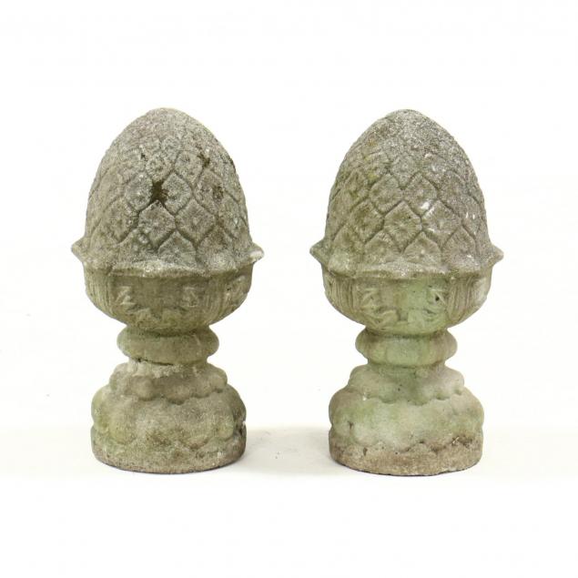 pair-of-cast-stone-artichoke-finials