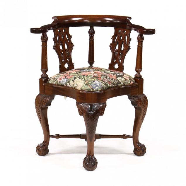 chippendale-style-corner-chair