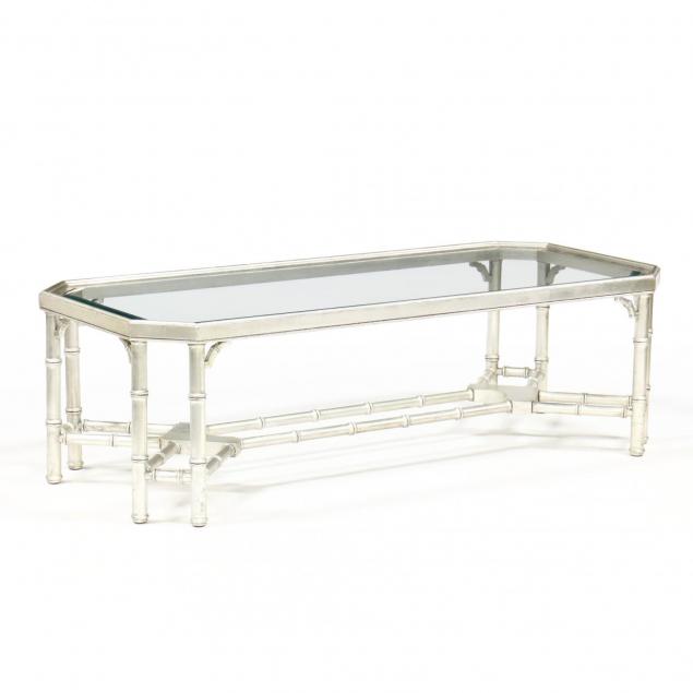 chinese-chippendale-style-silvered-coffee-table