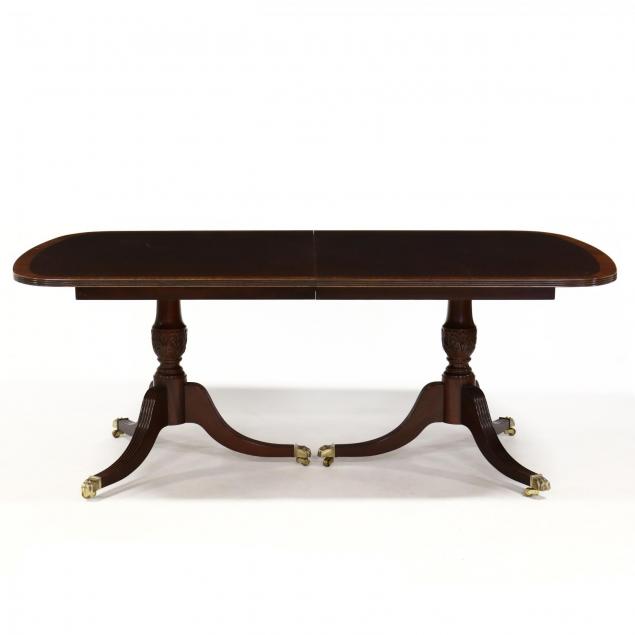 federal-style-inlaid-double-pedestal-dining-table