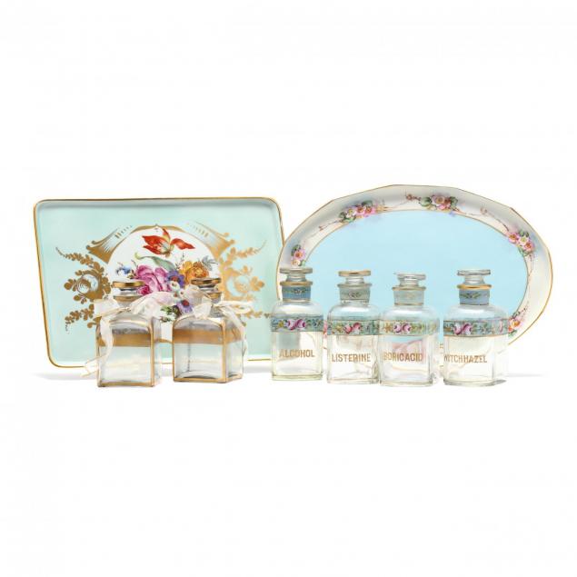 two-antique-lady-s-vanity-sets
