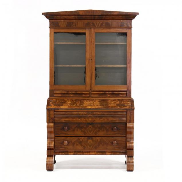 american-classical-secretary-bookcase