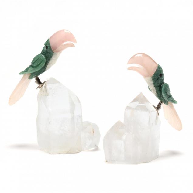 pair-of-toucan-rock-sculptures