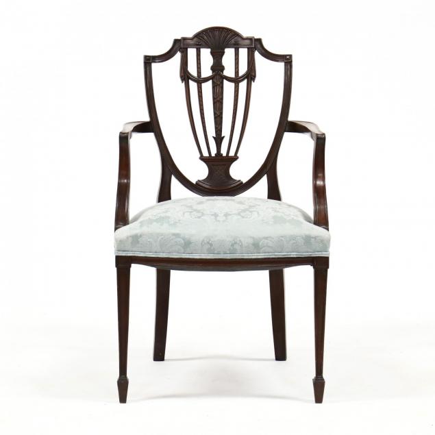 hepplewhite-style-carved-mahogany-arm-chair