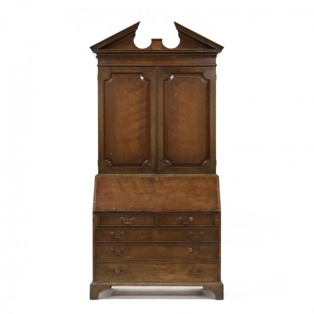 chippendale-style-secretary-bookcase