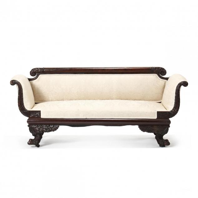 american-classical-carved-mahogany-sofa