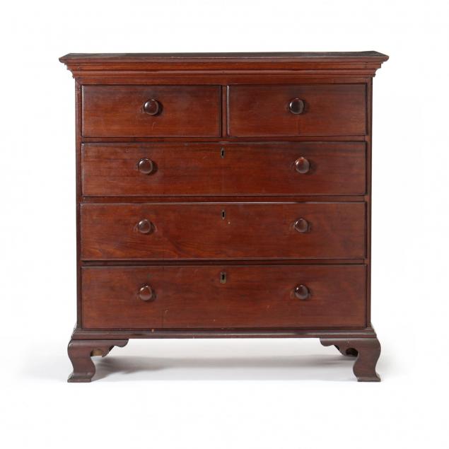 southern-chippendale-walnut-chest-of-drawers