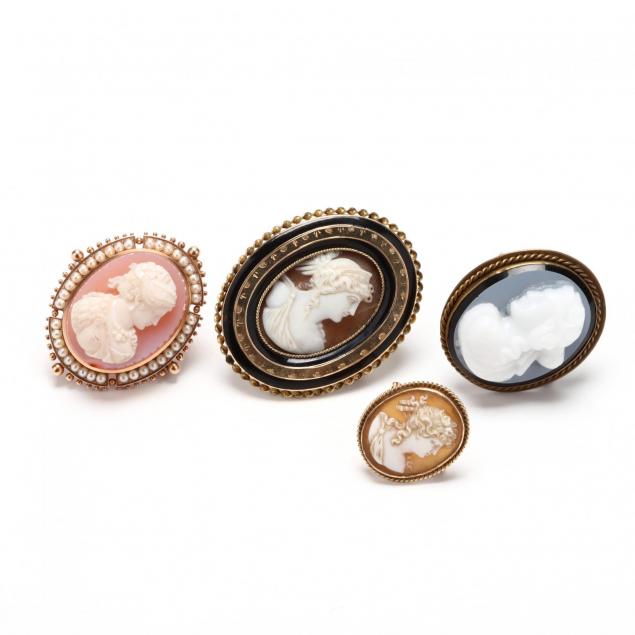 four-victorian-cameos