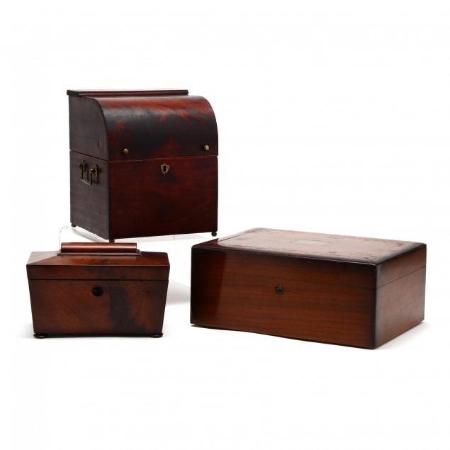 three-antique-mahogany-boxes