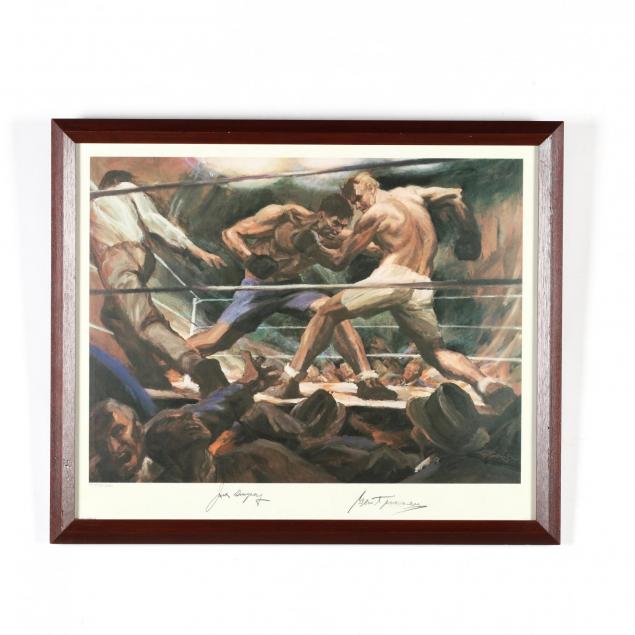 lithograph-pencil-signed-by-boxers-jack-dempsey-and-gene-tunney