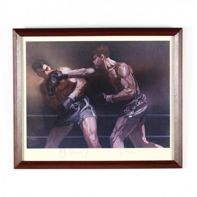 lithograph-pencil-signed-by-boxers-joe-lewis-and-max-schmeling