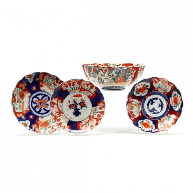four-pieces-of-japanese-imari-porcelain