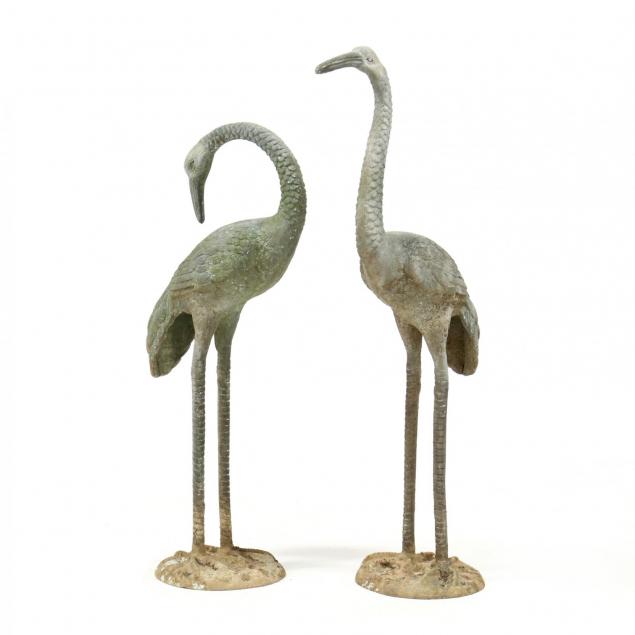 pair-of-cast-metal-garden-cranes