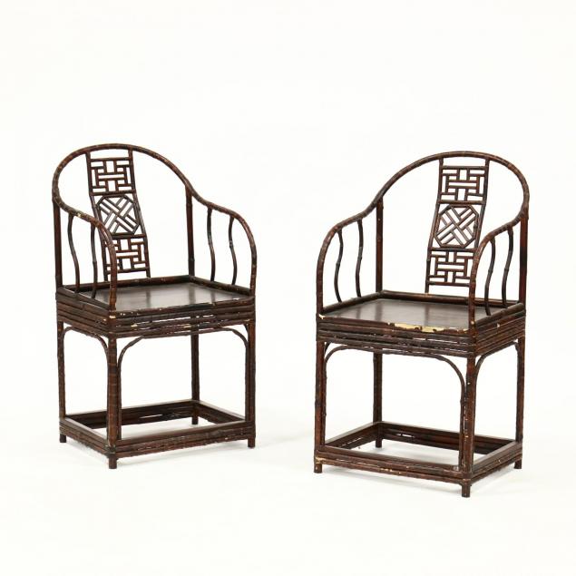 pair-of-chinese-bamboo-throne-chairs