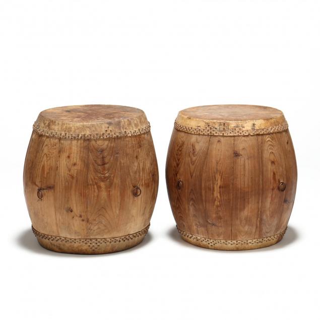 pair-of-chinese-hide-drums