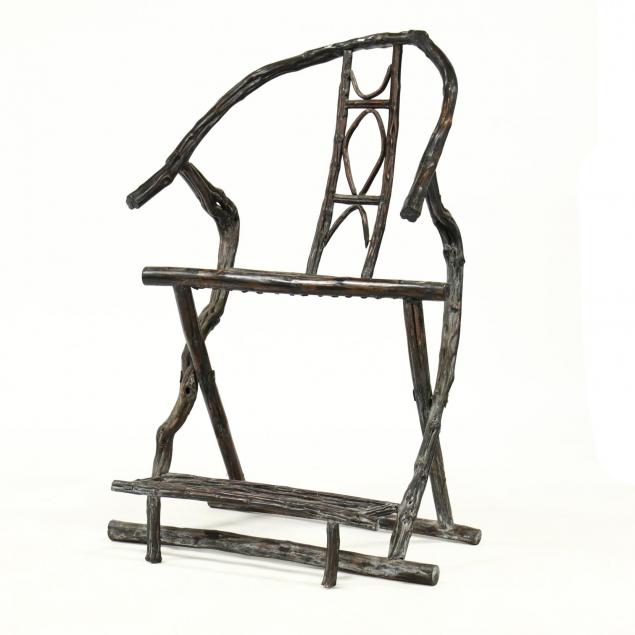 chinese-rootwood-folding-throne-chair