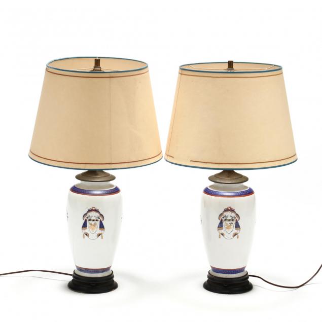 pair-of-chinese-export-style-armorial-porcelain-table-lamps