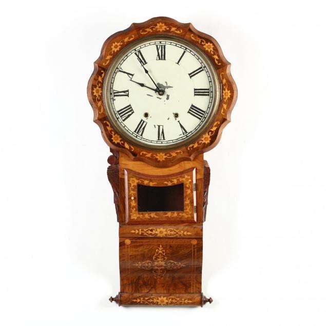 continental-inlaid-wall-clock