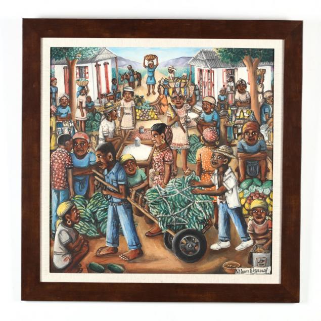 wilson-bigaud-haitian-1931-2010-market-scene