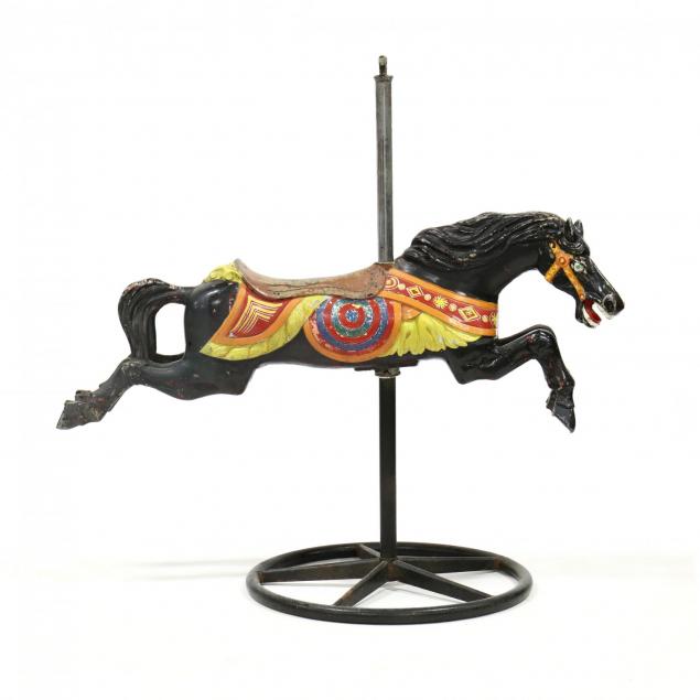 vintage-cast-aluminum-carousel-horse