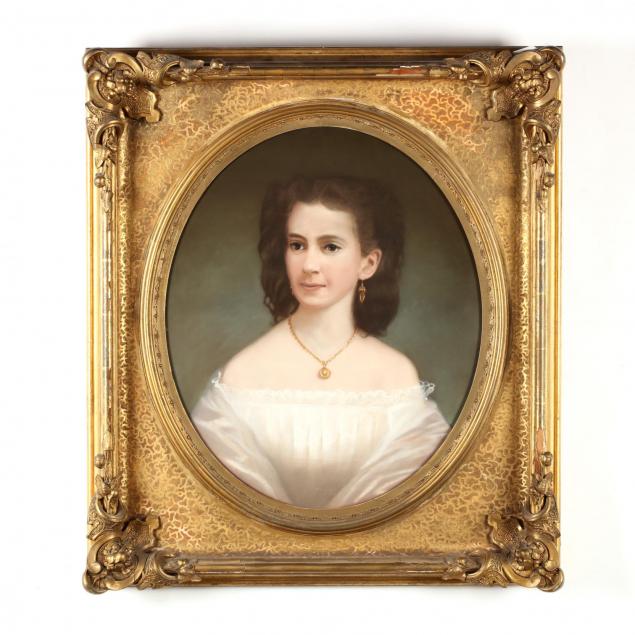 american-school-19th-century-portrait-of-a-young-woman