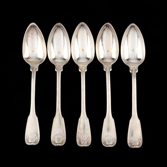 a-set-of-five-american-coin-silver-dessert-spoons