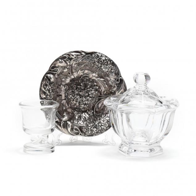 three-sterling-silver-and-glass-table-accessories