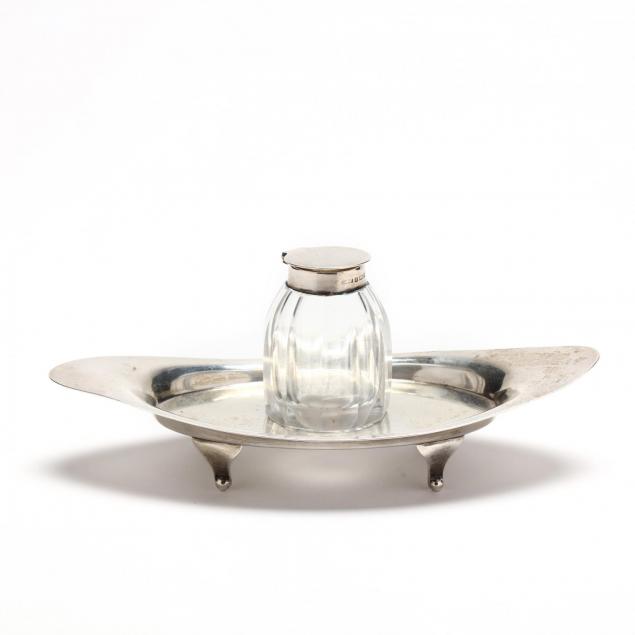 an-edwardian-silver-inkwell-tray