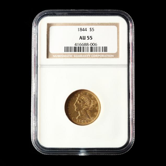 1844-5-gold-liberty-head-half-eagle-ngc-au55