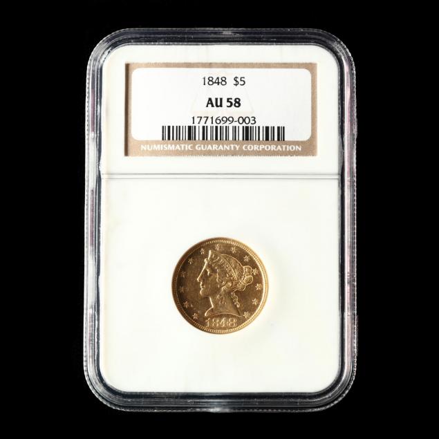 1848-5-gold-liberty-head-half-eagle-ngc-au58