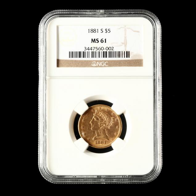 1881-s-5-gold-liberty-head-half-eagle-ngc-ms61
