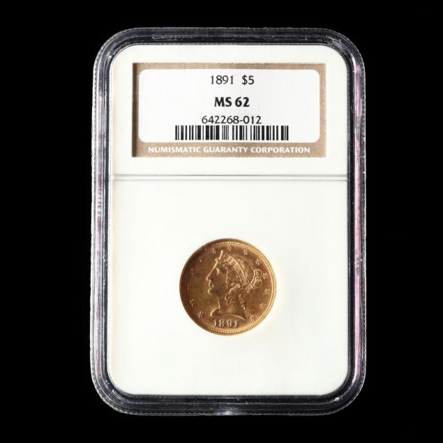 1891-5-gold-liberty-head-half-eagle-ngc-ms62