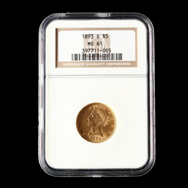 1893-s-5-gold-liberty-head-half-eagle-ngc-ms61