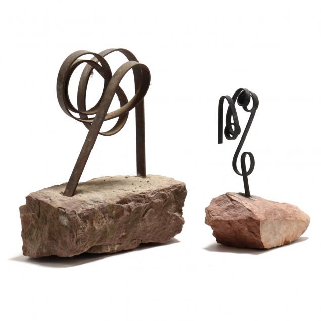 two-contemporary-iron-outdoor-sculptures