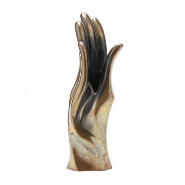 bob-bennett-diminutive-bronze-sculpture-of-a-hand